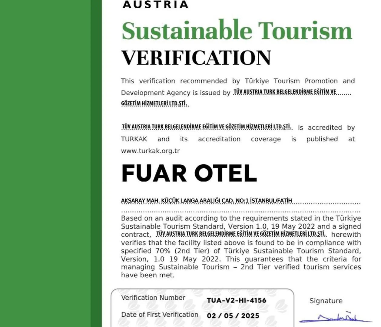Fuar Hotel Istanbul 3*,